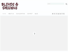 Tablet Screenshot of myblindsanddesigns.com